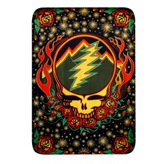 Grateful Dead Scarlet Fire Rectangular Glass Fridge Magnet (4 Pack) by Perong