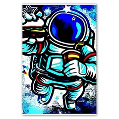 The Astronaut Poster 20  X 29  by tunjiolaseni