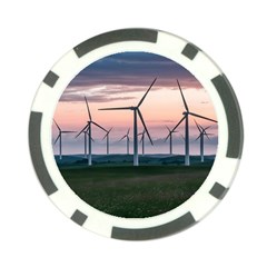 Wind Giants At Twilight Poker Chip Card Guard