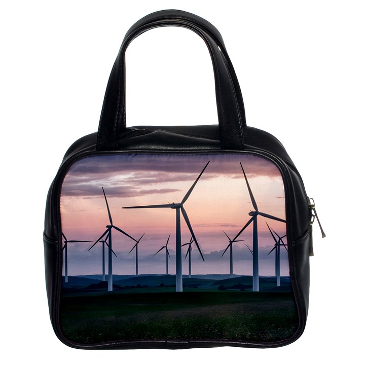 Wind Giants At Twilight Classic Handbag (Two Sides)