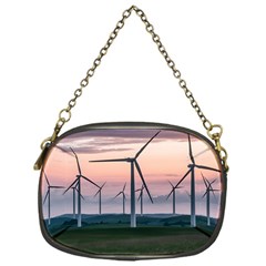 Wind Giants At Twilight Chain Purse (one Side)