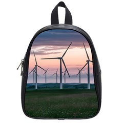 Wind Giants At Twilight School Bag (small) by Tellerarts