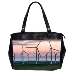 Wind Giants At Twilight Oversize Office Handbag (2 Sides) by Tellerarts