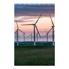 Wind Giants At Twilight Shower Curtain 48  X 72  (small)  by Tellerarts