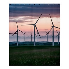 Wind Giants At Twilight Shower Curtain 60  X 72  (medium)  by Tellerarts