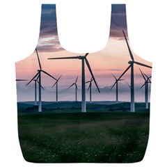 Wind Giants At Twilight Full Print Recycle Bag (xxl) by Tellerarts