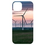 Wind Giants At Twilight iPhone 14 Plus Black UV Print Case Front