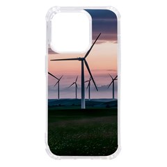 Wind Giants At Twilight Iphone 14 Pro Tpu Uv Print Case by Tellerarts