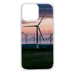 Wind Giants At Twilight Iphone 13 Pro Max Tpu Uv Print Case by Tellerarts