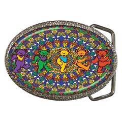 Dead Dancing Bears Grateful Dead Pattern Belt Buckles by Grandong