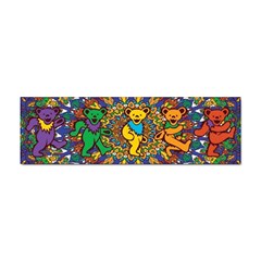 Dead Dancing Bears Grateful Dead Pattern Sticker Bumper (10 Pack) by Grandong