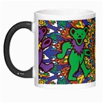 Dead Dancing Bears Grateful Dead Pattern Morph Mug Left