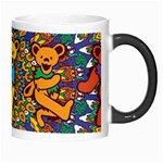 Dead Dancing Bears Grateful Dead Pattern Morph Mug Right