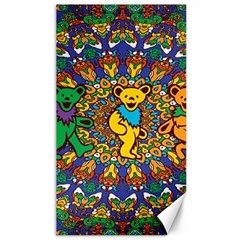 Dead Dancing Bears Grateful Dead Pattern Canvas 40  X 72  by Grandong