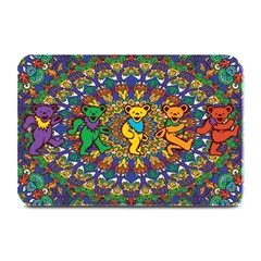 Dead Dancing Bears Grateful Dead Pattern Plate Mats by Grandong