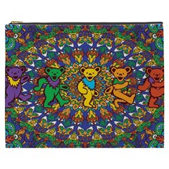 Dead Dancing Bears Grateful Dead Pattern Cosmetic Bag (xxxl) by Grandong