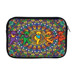 Dead Dancing Bears Grateful Dead Pattern Apple Macbook Pro 17  Zipper Case by Grandong