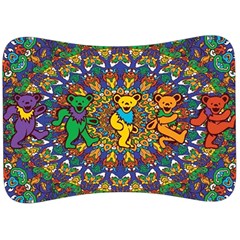 Dead Dancing Bears Grateful Dead Pattern Velour Seat Head Rest Cushion