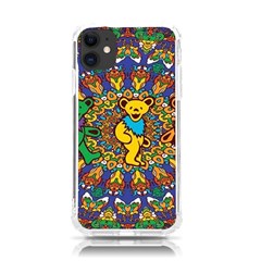 Dead Dancing Bears Grateful Dead Pattern Iphone 11 Tpu Uv Print Case by Grandong