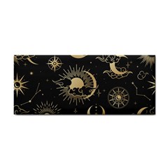 Asian Seamless Pattern With Clouds Moon Sun Stars Vector Collection Oriental Chinese Japanese Korean Hand Towel by Grandong