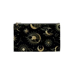 Asian Seamless Pattern With Clouds Moon Sun Stars Vector Collection Oriental Chinese Japanese Korean Cosmetic Bag (small) by Grandong