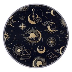 Asian Seamless Pattern With Clouds Moon Sun Stars Vector Collection Oriental Chinese Japanese Korean Wireless Fast Charger(white)