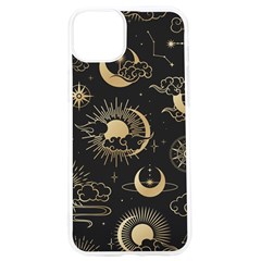 Asian Seamless Pattern With Clouds Moon Sun Stars Vector Collection Oriental Chinese Japanese Korean Iphone 15 Pro Tpu Uv Print Case by Grandong