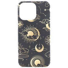 Asian Seamless Pattern With Clouds Moon Sun Stars Vector Collection Oriental Chinese Japanese Korean Iphone 15 Pro Max Black Uv Print Pc Hardshell Case by Grandong