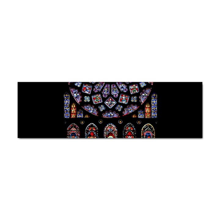 Chartres Cathedral Notre Dame De Paris Stained Glass Sticker Bumper (100 pack)