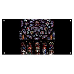 Chartres Cathedral Notre Dame De Paris Stained Glass Banner And Sign 8  X 4 