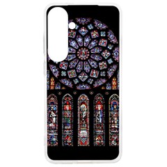 Chartres Cathedral Notre Dame De Paris Stained Glass Samsung Galaxy S24 Ultra 6 9 Inch Tpu Uv Case by Grandong