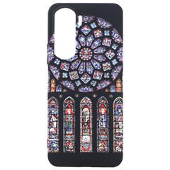 Chartres Cathedral Notre Dame De Paris Stained Glass Samsung Galaxy S24 Plus 6 7 Inch Black Tpu Uv Case by Grandong