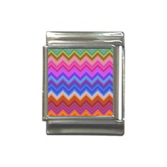 Pattern Chevron Zigzag Background Italian Charm (13mm) by Grandong