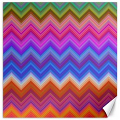 Pattern Chevron Zigzag Background Canvas 16  X 16  by Grandong