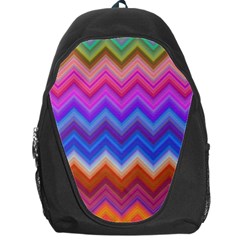 Pattern Chevron Zigzag Background Backpack Bag by Grandong