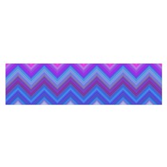 Pattern Chevron Zigzag Background Oblong Satin Scarf (16  X 60 ) by Grandong