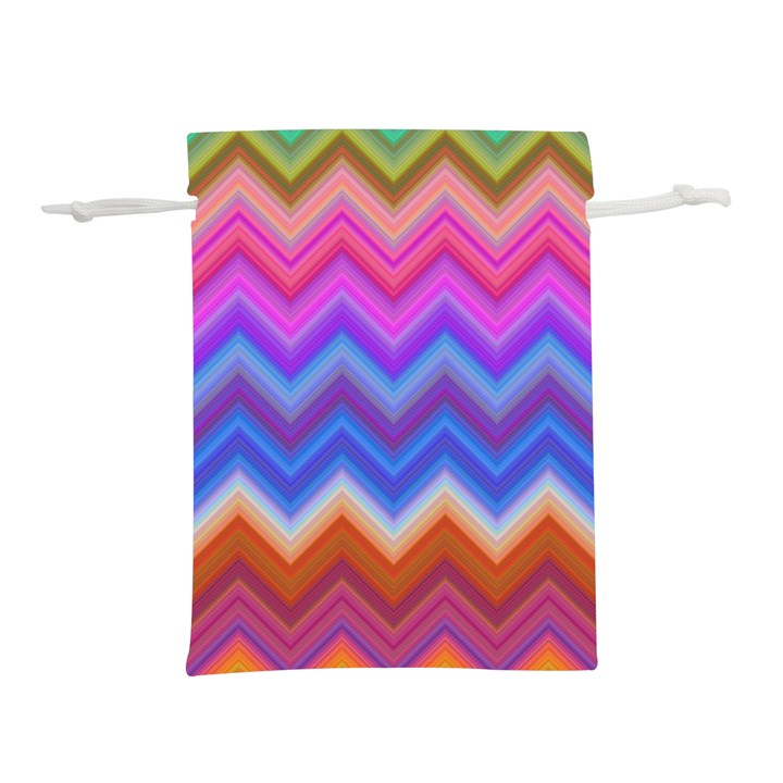 Pattern Chevron Zigzag Background Lightweight Drawstring Pouch (S)