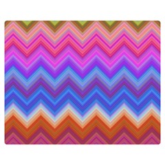 Pattern Chevron Zigzag Background Premium Plush Fleece Blanket (medium) by Grandong