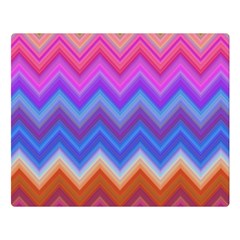 Pattern Chevron Zigzag Background Premium Plush Fleece Blanket (large) by Grandong