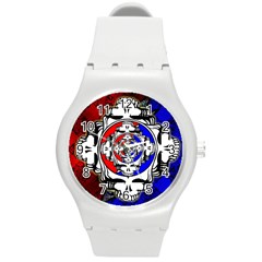 The Grateful Dead Round Plastic Sport Watch (m) by Grandong