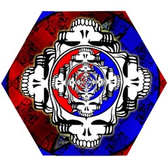 The Grateful Dead Wooden Puzzle Hexagon by Grandong