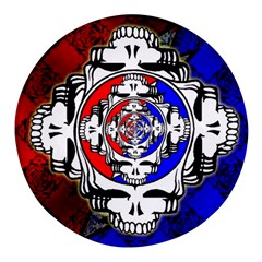 The Grateful Dead Round Glass Fridge Magnet (4 Pack) by Grandong