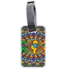 Dead Dancing Bears Grateful Dead Pattern Luggage Tag (two Sides) by Grandong