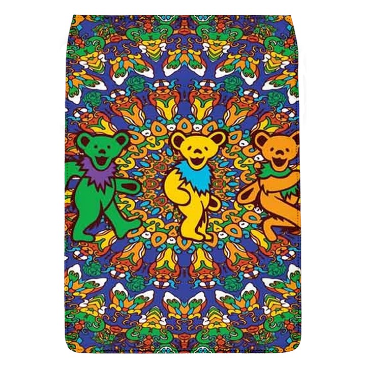 Dead Dancing Bears Grateful Dead Pattern Removable Flap Cover (L)