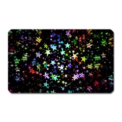 Christmas-star-gloss-lights-light Magnet (rectangular) by Grandong