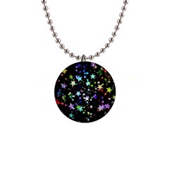 Christmas-star-gloss-lights-light 1  Button Necklace by Grandong