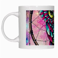 Owl Dreamcatcher White Mug by Grandong