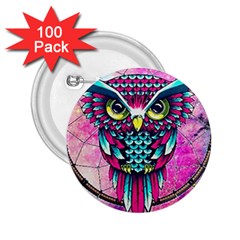 Owl Dreamcatcher 2 25  Buttons (100 Pack)  by Grandong