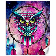 Owl Dreamcatcher Canvas 16  X 20  by Grandong