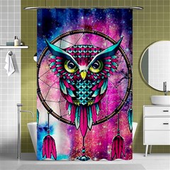 Owl Dreamcatcher Shower Curtain 48  X 72  (small)  by Grandong